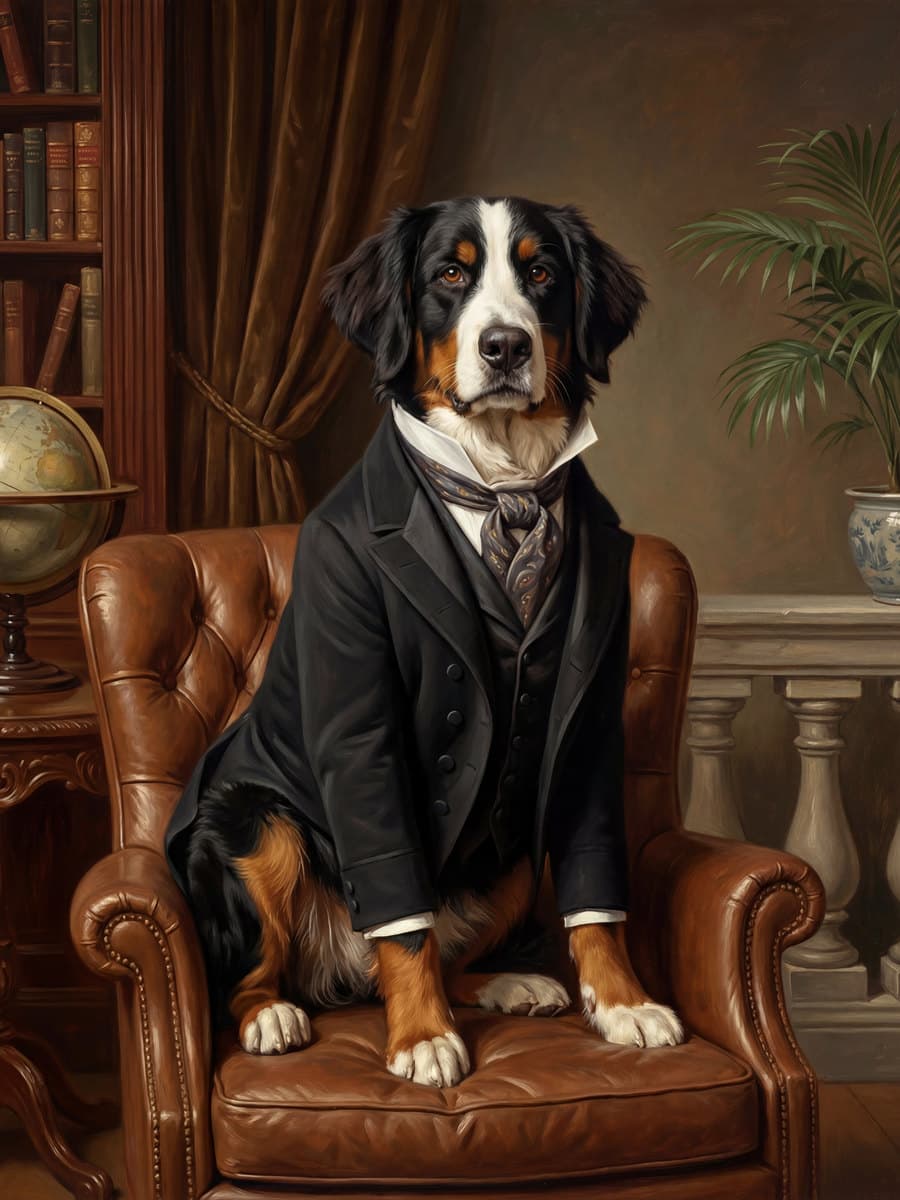 Viktorianische Epoche — KI-Tierportrait Stil-Vorschau