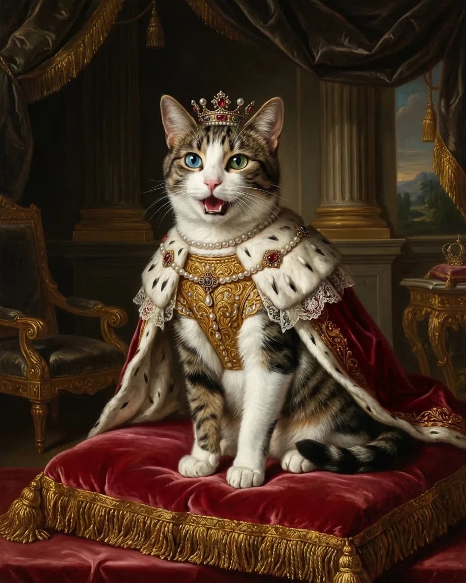 Barock KI-Tierportrait Beispiel 3