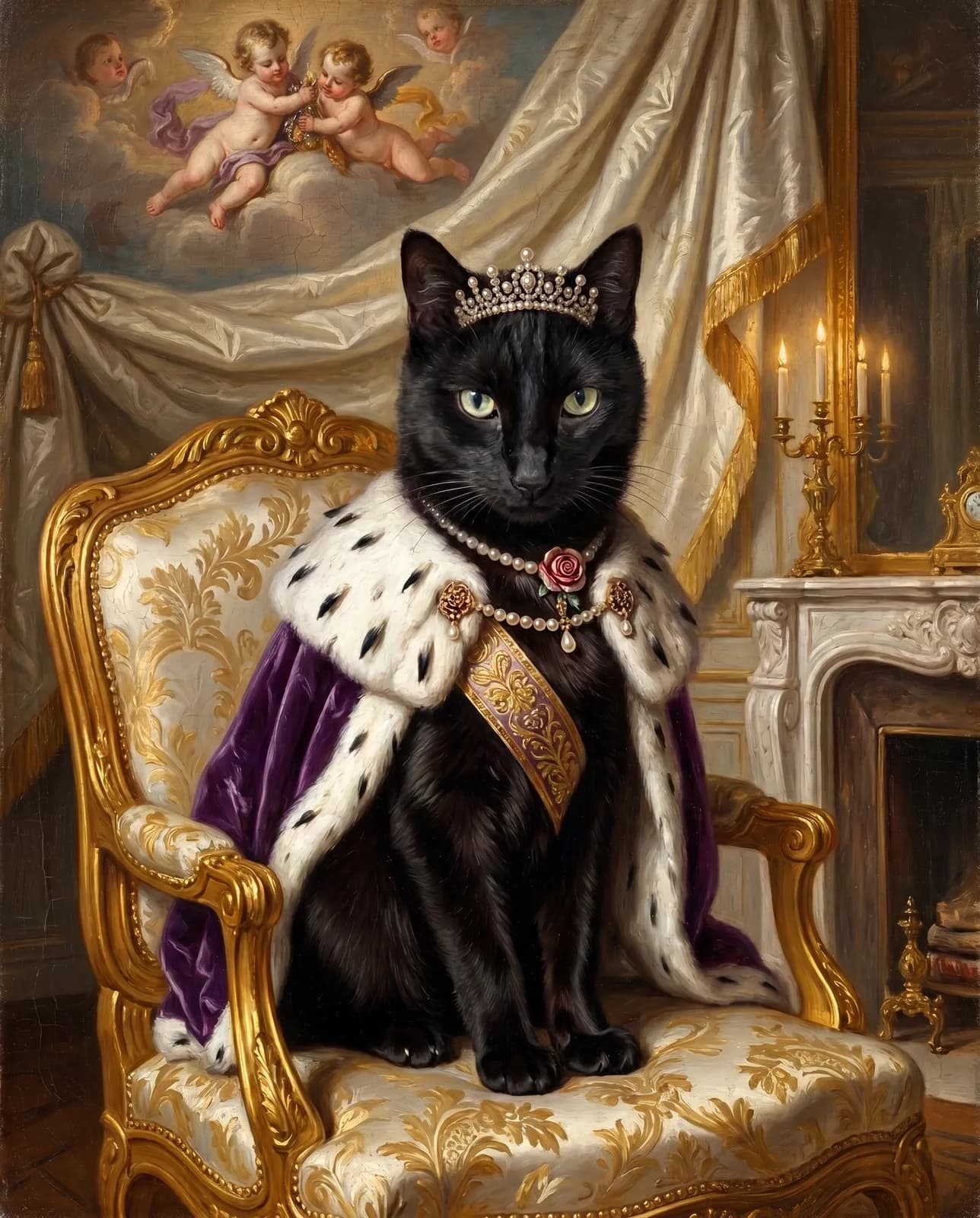 Barock KI-Tierportrait Beispiel 4