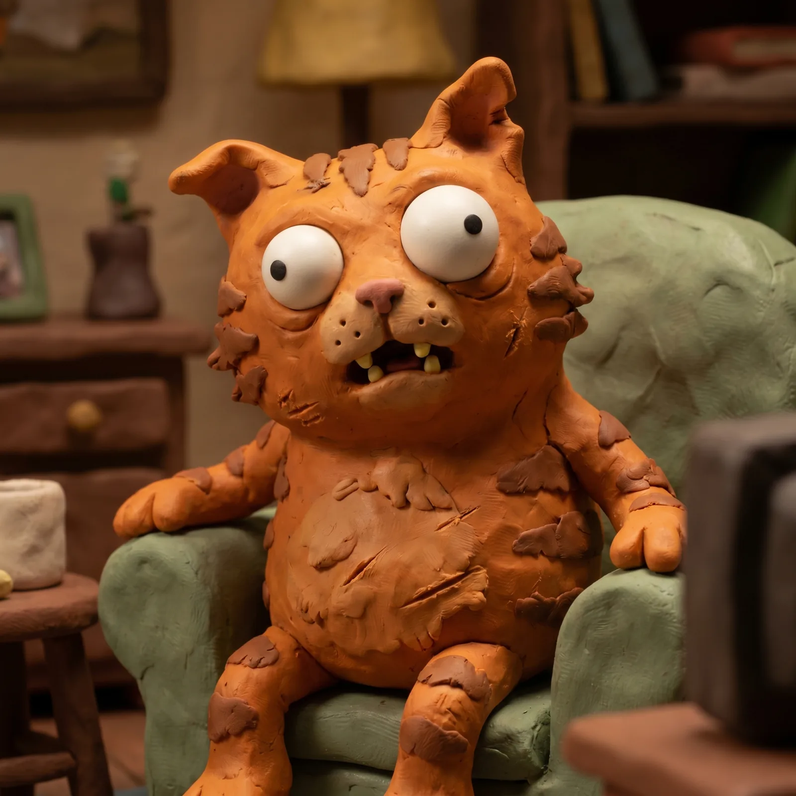 Claymation KI-Tierportrait Beispiel 3
