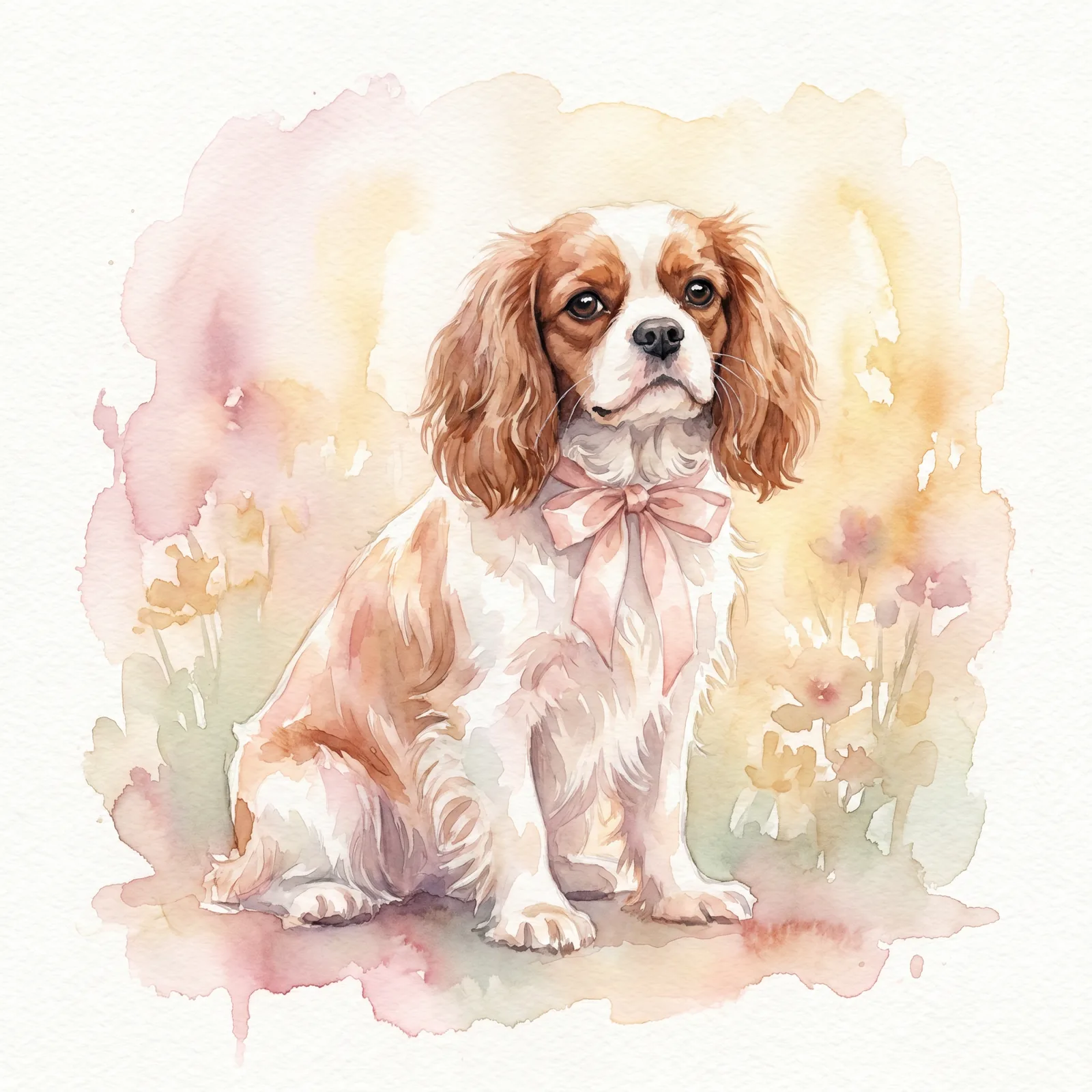 Aquarell KI-Tierportrait Beispiel 2