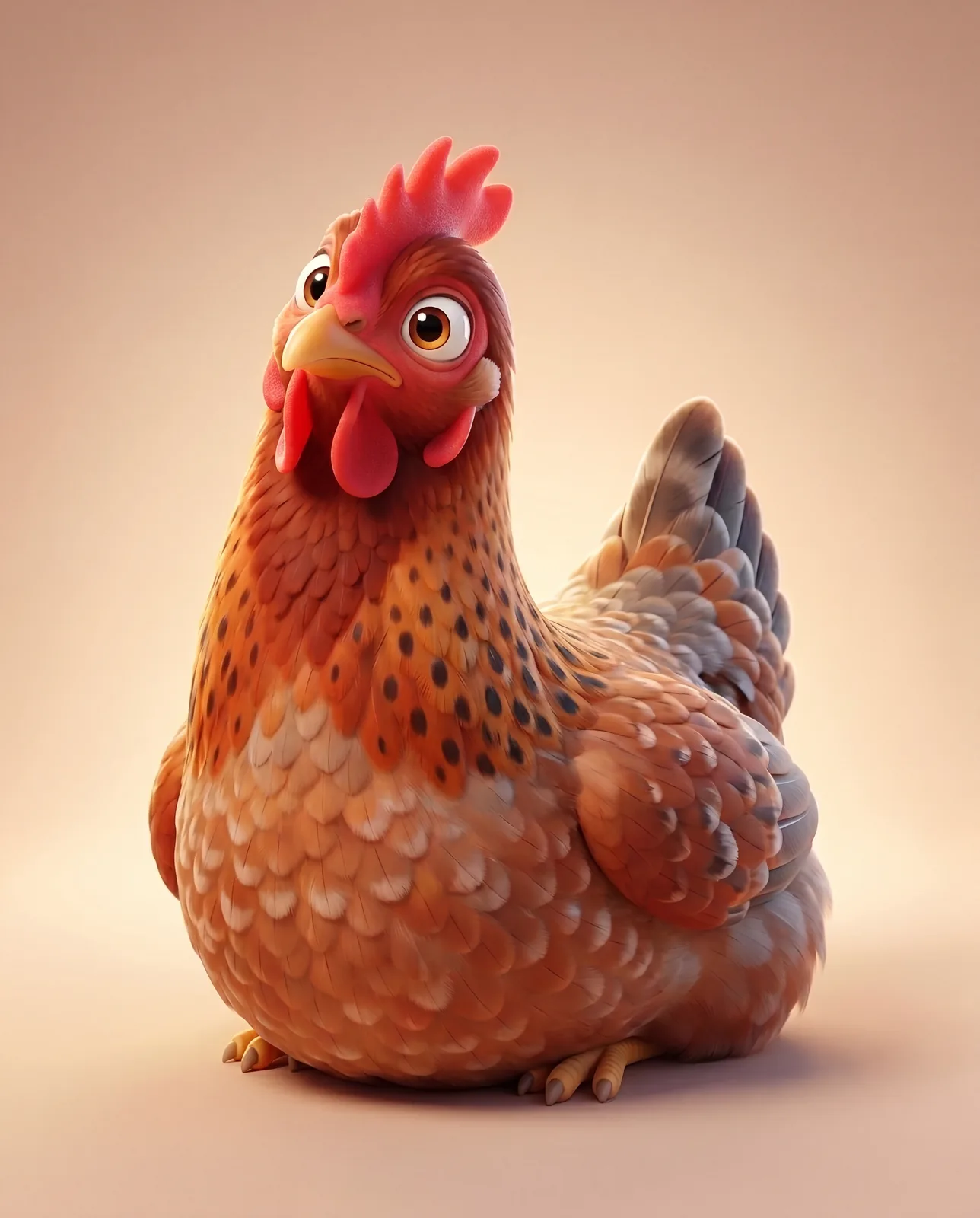 Pixar 3D KI-Tierportrait Beispiel 3