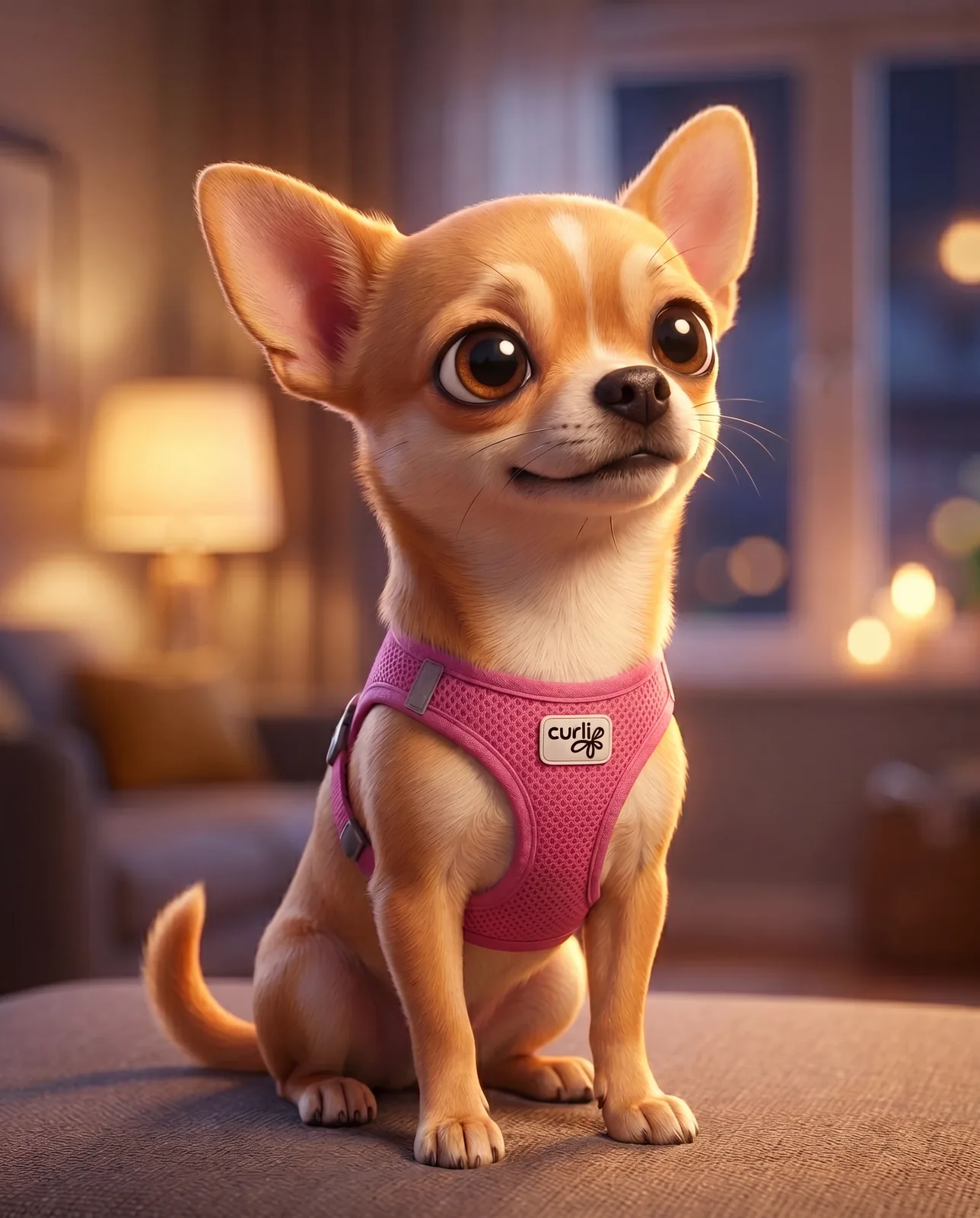 Pixar 3D KI-Tierportrait — Beispielbild
