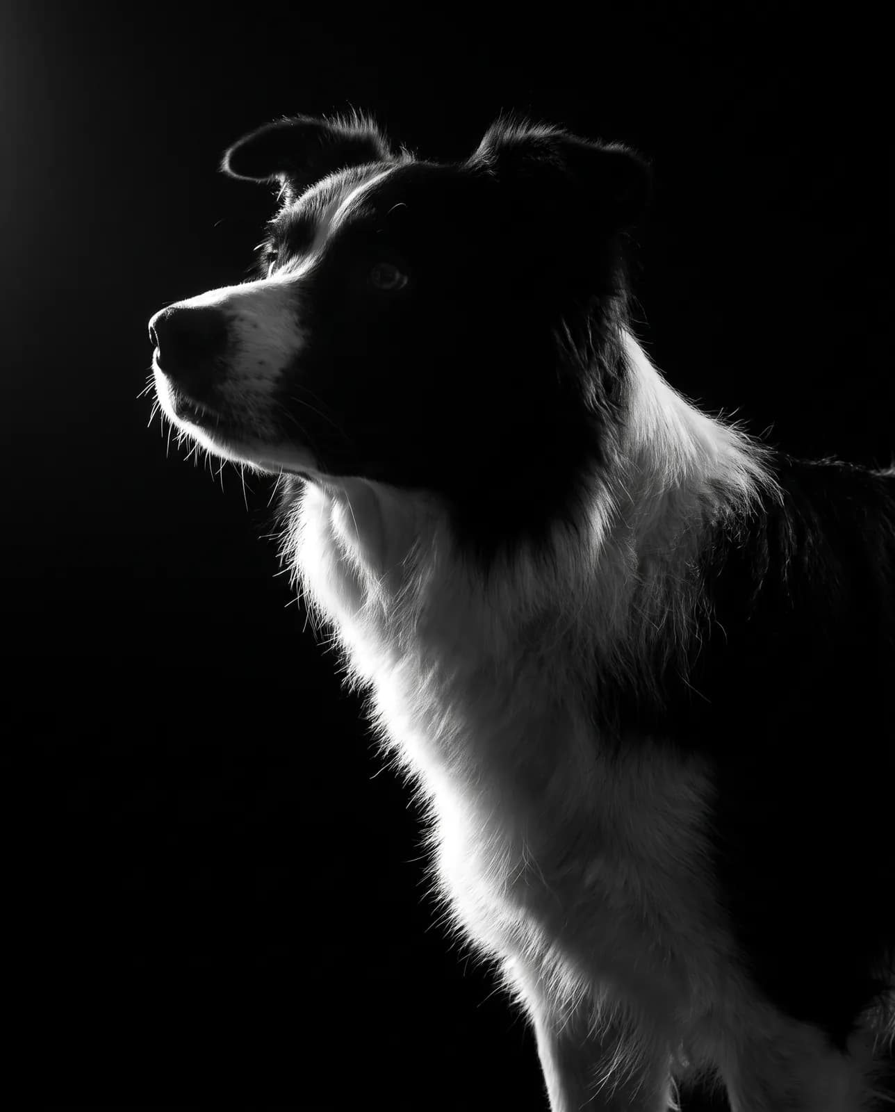 Studio-Portrait KI-Tierportrait Beispiel