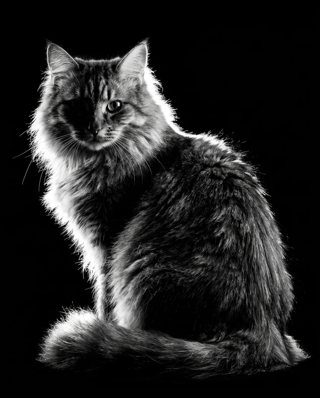 Studio-Portrait KI-Tierportrait Beispiel 4