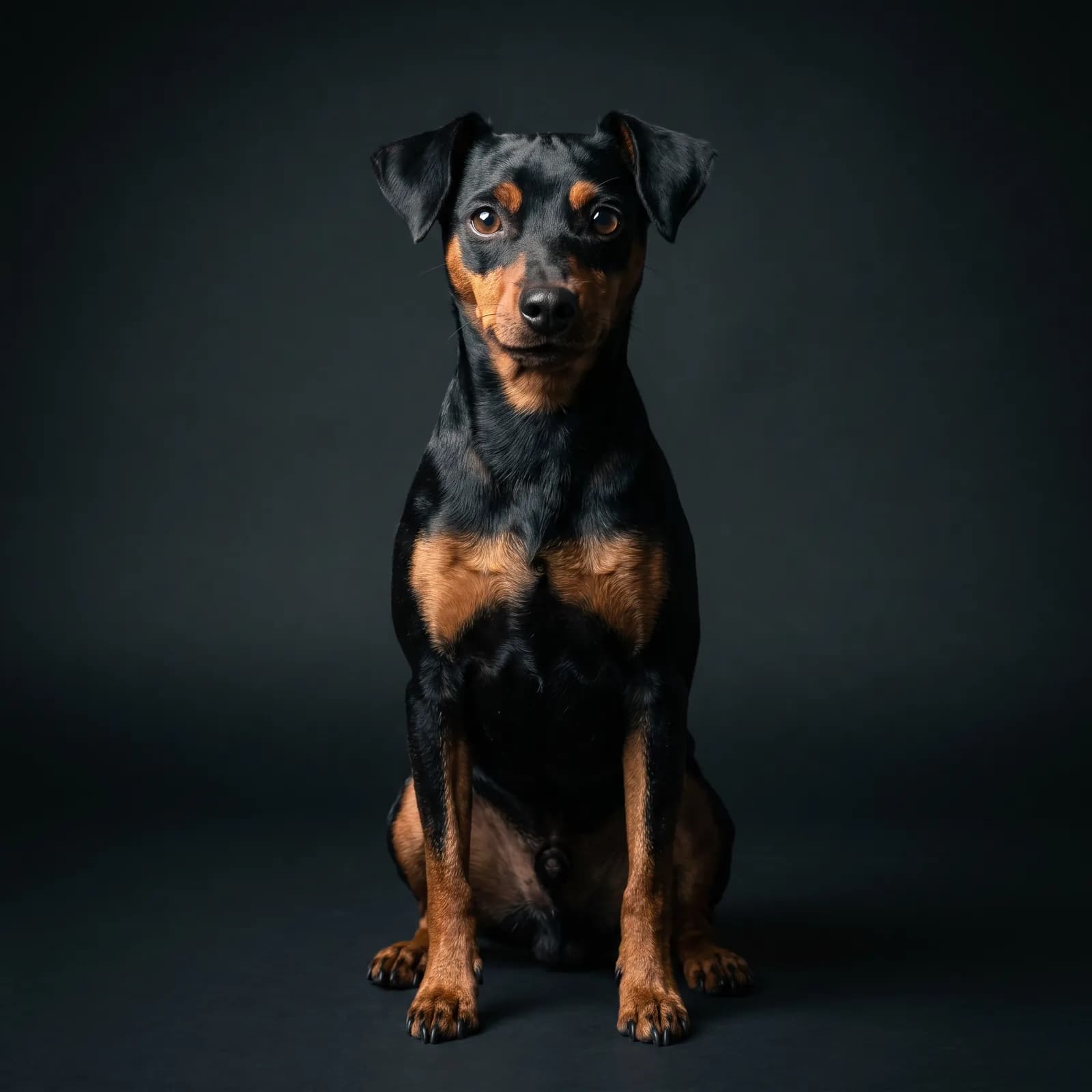 Studio-Portrait KI-Tierportrait Beispiel