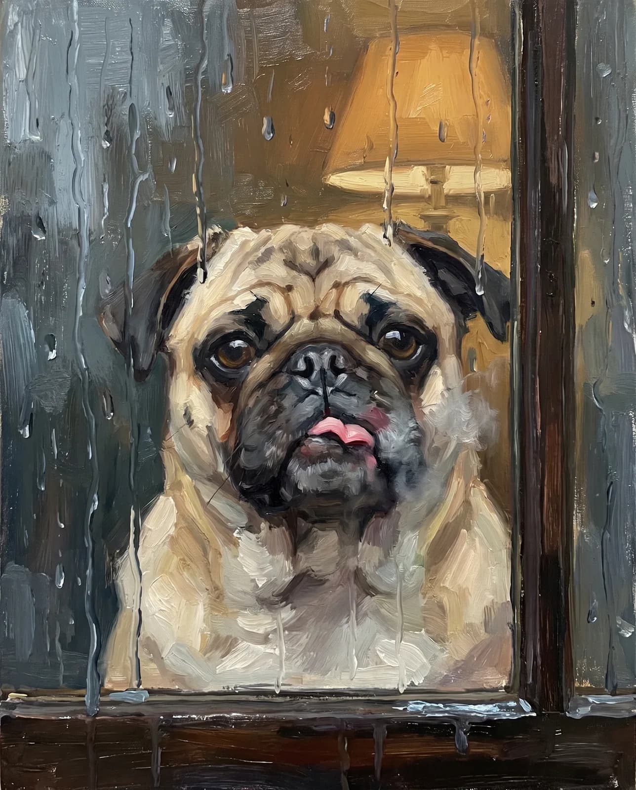 Witzige Szene KI-Tierportrait Beispiel 3